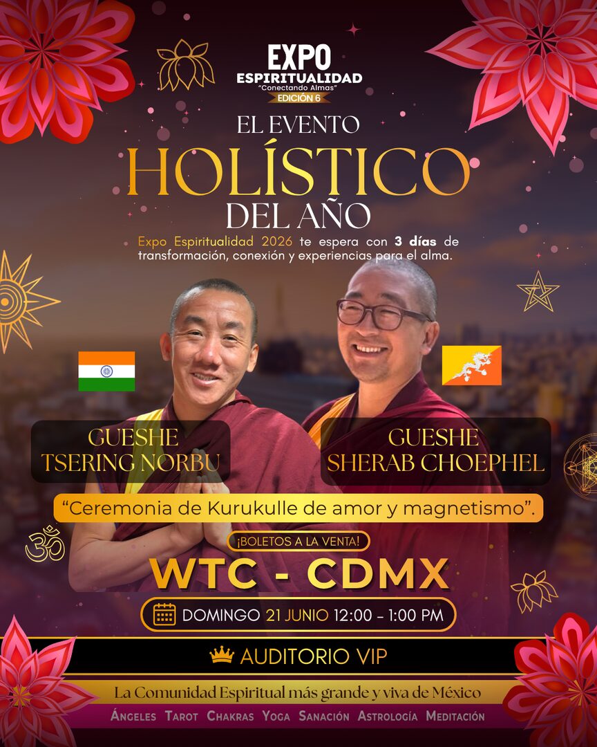 Gueshe Tsering Norbu y Gueshe Sherab Choephel